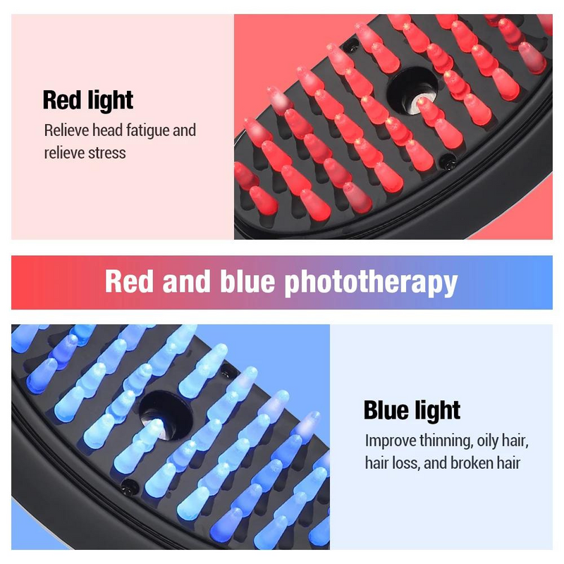 LED Hair Therapy Brush